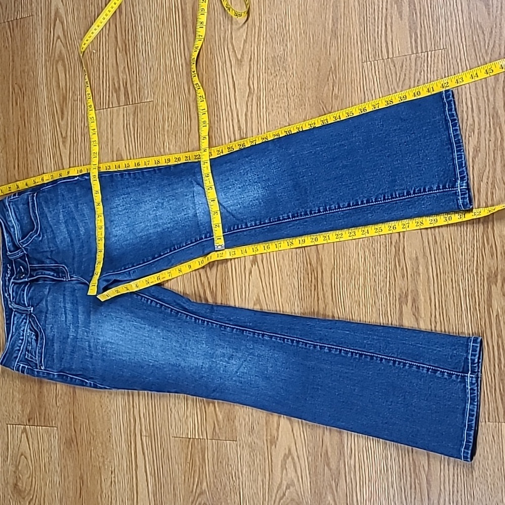 WIRED HEART 29x32 GIRLS WOMENS PRE-OWNED LIKE NEW BOOTCUT WESTERN FADED JEANS
